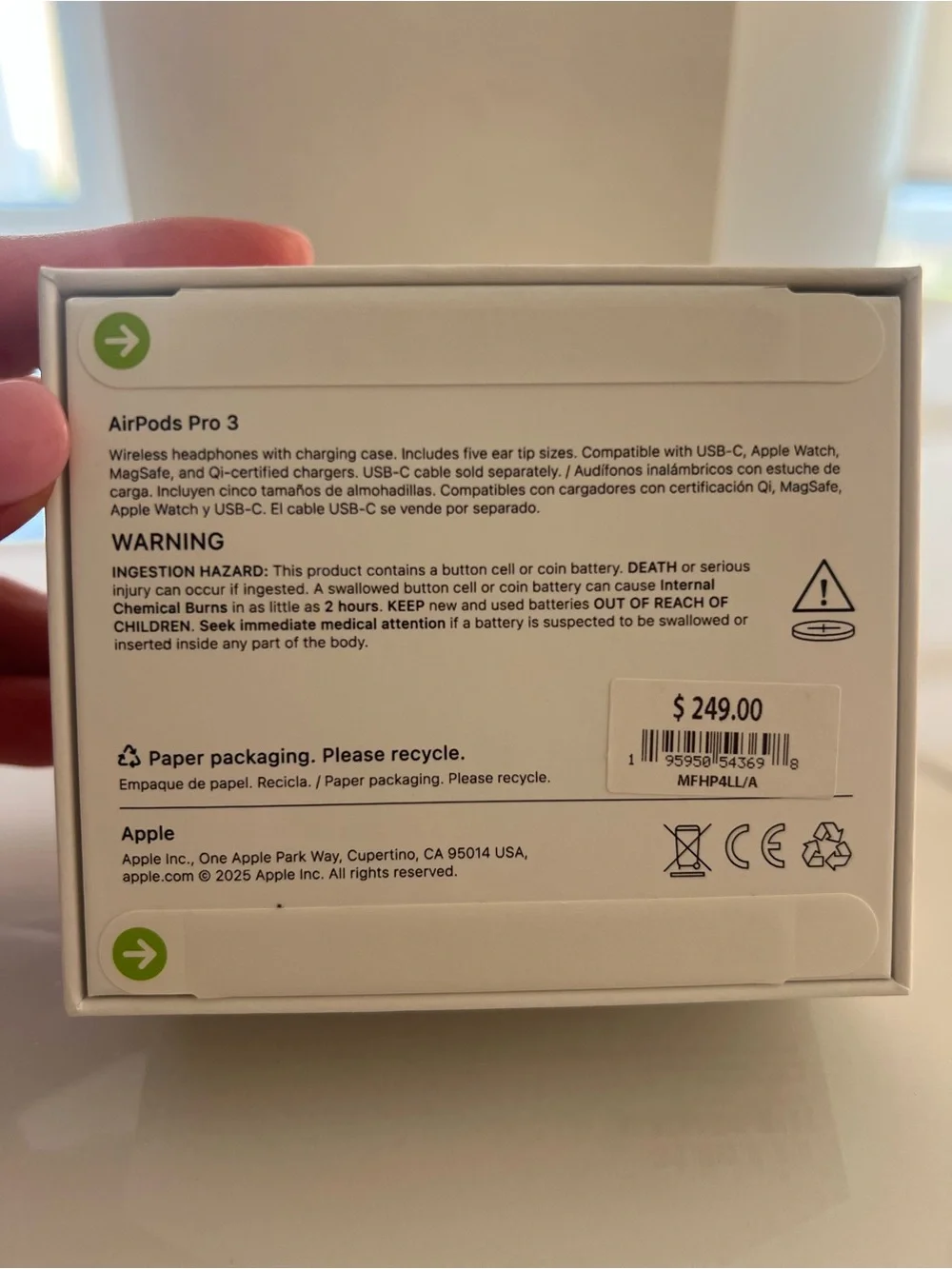 Apple AirPods Pro Wireless Earbuds in White